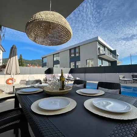 Casa Branquinhas - Ferias No Minho Com Piscina! Nyaraló Ponte de Lima