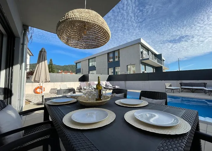 Casa Branquinhas - Ferias No Minho Com Piscina! Nyaraló Ponte de Lima