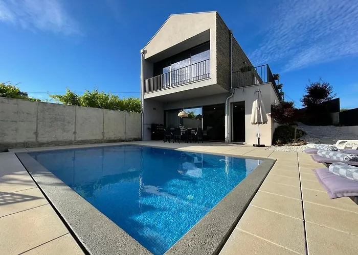 Casa Branquinhas - Ferias No Minho Com Piscina! Nyaraló Ponte de Lima